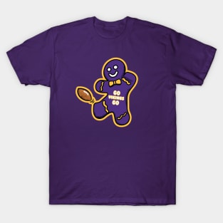 Minnesota Vikings Gingerbread Man T-Shirt